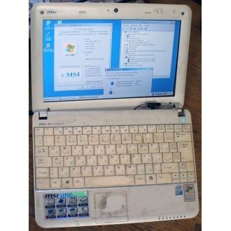Нетбук MSI Wind U100 (Intel Atom N270 1.66Ghz /1024Mb DDR2 /120Gb /10" 1024x600) - Тула