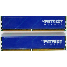 Память 1Gb (2x512Mb) DDR2 Patriot PSD251253381H pc4200 533MHz (Тула)