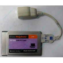 Сетевая карта для ноутбука 3COM Mehahertz 3CCFE574BT (PCMCIA) - Тула