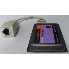 Сетевая карта для ноутбука 3COM Mehahertz 3CCFE574BT (PCMCIA) - Тула